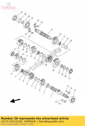 Tutaj możesz zamówić bieg, 4. Ko? O od Yamaha , z numerem części 1D7172410100: