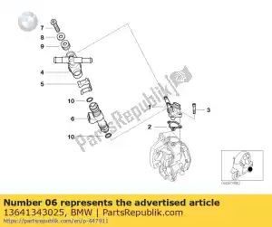 bmw 13641343025 injector - Onderste deel