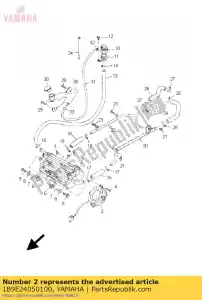 Yamaha 1B9E24050100 conjunto de soplador - Lado inferior