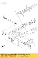 6100017G50YAP, Suzuki, braço balançando como suzuki sv  s sa u su a sua ua sf sv650ns sv650nsnasa sv650sa sv650s 650 , Novo