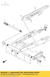 Ici, vous pouvez commander le bras oscillant comme auprès de Suzuki , avec le numéro de pièce 6100017G50YAP: