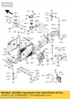 161601170, Kawasaki, Body,thermostat,upp kle500-a1 kawasaki en gpz kle 500 1991 1992 1993 1994 1995 1996 1997 1998 1999 2000 2001 2002 2003 2005 2006 2007, New