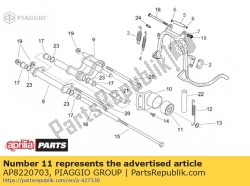 Aprilia AP8220703, Blocco silenzioso, OEM: Aprilia AP8220703