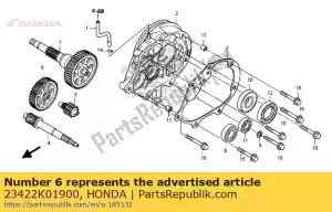 honda 23422K01900 ko?o z?bate, licznik (54t) - Dół