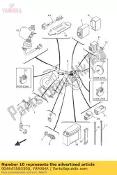 Here you can order the grommet from Yamaha, with part number 904643580300: