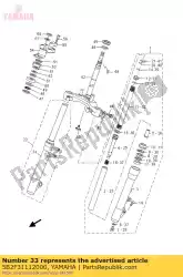 Qui puoi ordinare tappo a vite da Yamaha , con numero parte 5B2F31112000: