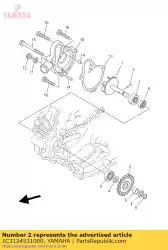 Here you can order the gear from Yamaha, with part number 1C3124531000: