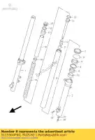 5115304F00, Suzuki, l'huile de phoque suzuki xf 650 1997 1998 1999 2000 2001, Nouveau