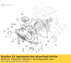 Aprilia 649514, Spacer, OEM: Aprilia 649514