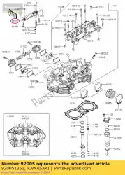 Qui puoi ordinare raccordo ej650-a1 da Kawasaki , con numero parte 920051361: