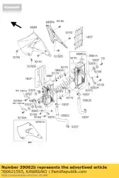 Tutaj możesz zamówić w?? Ch? Odz? Cy, ch? Odnica kx250-k1 od Kawasaki , z numerem części 390621555: