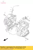 5HP111660000, Yamaha, tuyau, reniflard 1 yamaha tt r lw sw re 125, Nouveau