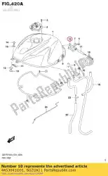 Here you can order the bracket comp,fu from Suzuki, with part number 4453041G01: