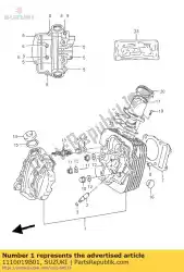 Here you can order the head,cylinder from Suzuki, with part number 1110019B01: