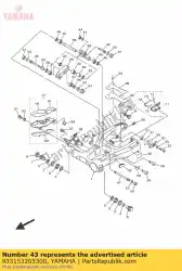 Here you can order the bearing, cylindrical(4rr) from Yamaha, with part number 933153205300: