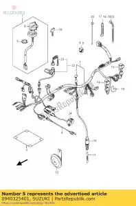 suzuki 0940325401 clamp,id:25 - Bottom side