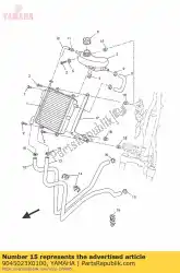 Here you can order the hose clamp assy from Yamaha, with part number 9045023X0100: