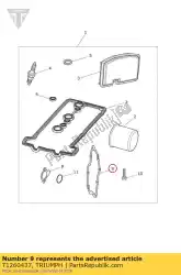 Here you can order the crank cover gasket from Triumph, with part number T1260437: