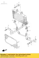 1660026E00, Suzuki, refroidisseur assy, ??huile suzuki gsf 600 650 1995 1996 1997 1998 1999 2000 2001 2002 2003 2004 2005 2006, Nouveau