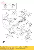 2KS283280100, Yamaha, emblema yamaha yzf r 1000 2015 2016, Novo