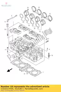 Suzuki 1310217H00 pijp, intake - Onderkant