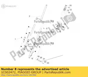 Piaggio Group 1C002472 collegare con o - Il fondo