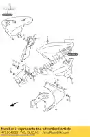 4721048G61YVB, Suzuki, moldura da capa lh suzuki vzr 1800 2015, Novo