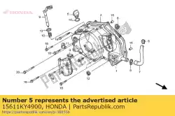 Aqui você pode pedir o tampa, enchimento de óleo em Honda , com o número da peça 15611KY4900:
