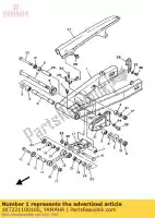 1KT221100100, Yamaha, rear arm comp. yamaha tzr 250, New