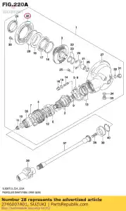 Suzuki 2746007A01 case, fg.brg - Lado inferior