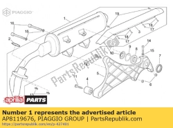 Aprilia AP8119676, T?umik, OEM: Aprilia AP8119676