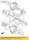 Distanziale, asse, rh ksf50-a1 Kawasaki 92026S065