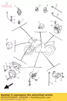 4NX833540000, Yamaha, filo, conduttore di terra 1 yamaha tdm trx 850, Nuovo