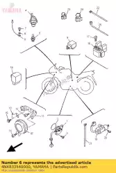 Tutaj możesz zamówić przewód, przewód uziemiaj? Cy 1 od Yamaha , z numerem części 4NX833540000: