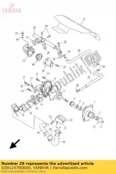 Qui puoi ordinare tubo flessibile 4 da Yamaha , con numero parte 5JW125790000: