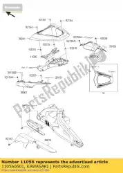 Ici, vous pouvez commander le bracket zx1000jbf auprès de Kawasaki , avec le numéro de pièce 110560601: