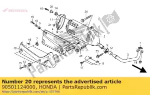 honda 90501124000 lavadora, fr. ajuste de la cubierta - Lado inferior