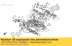 Aquí puede pedir aislante, carburador de Honda , con el número de pieza 16211ML0720:
