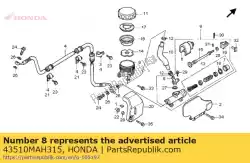 Tutaj możesz zamówić sub assy, ?? Ty? M / c od Honda , z numerem części 43510MAH315: