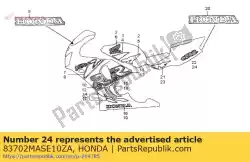 Here you can order the mark, l. Side cover (###) *type1*(type1 ) from Honda, with part number 83702MASE10ZA:
