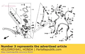 Honda 45125MGY641 slang comp., fr. rem mai - Onderkant