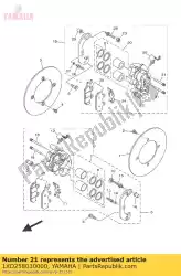 Ici, vous pouvez commander le kit de joint d'étrier auprès de Yamaha , avec le numéro de pièce 1XD258030000: