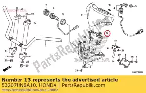 Honda 53207HN8A10 ficar, cobertura do medidor - Lado inferior