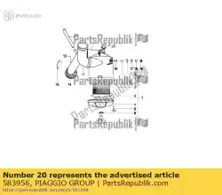 Aquí puede pedir fuhler piel electrÃ³nico de Piaggio Group , con el número de pieza 583956: