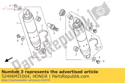 label, rr. Demper van Honda, met onderdeel nummer 52496MJ1004, bestel je hier online:
