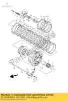 2120040860, Suzuki, conjunto de engrenagens, prima suzuki gsx r 1000 2001 2002 2003 2004, Novo