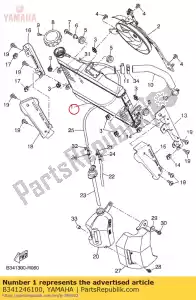 yamaha B341246100 komp. ch?odnicy, czarny - Dół