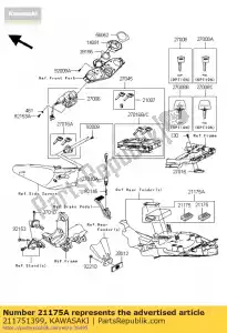 Kawasaki 211751399 control unit-electronic - Bottom side