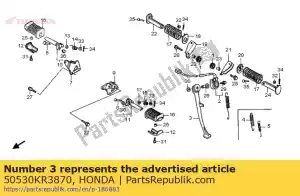 Honda 50530KR3870 barra, suporte lateral - Lado inferior