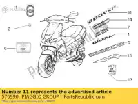 576990, Piaggio Group, Plaque signalétique 